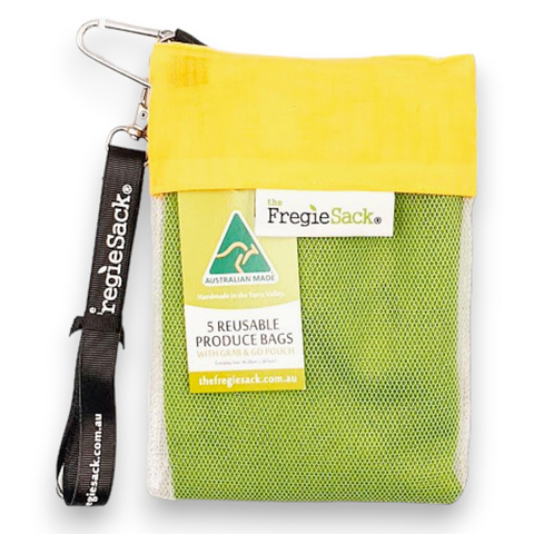 Grab and Go Pouch in Yellow + 5 FregieSacks