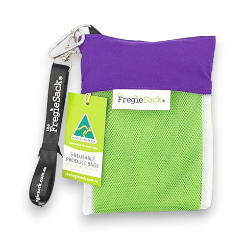 Grab and Go Pouch in Purple + 5 FregieSacks